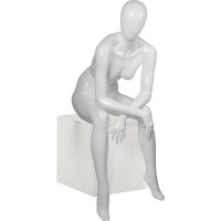 Манекен женский, сидячий, Высота 123 см