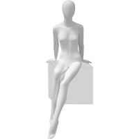 Манекен женский, сидячий. Высота манекена	127 см