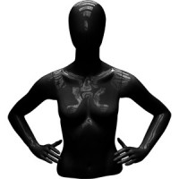 Торс женский BASIC (с головой), укороченный размер 44 (материал стеклопластик)