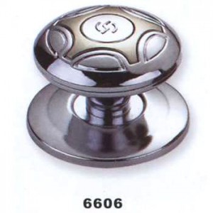 Ручка - кнопка мебельная металлическая 6606